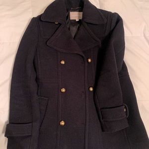 Heavy wool pea coat